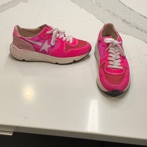 Golden Goose Vibrant Pink Women's Sneakers EU39 Worn Once